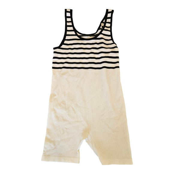 Poof New York Medium Sleeveless Striped Jumpsuit - Picture 5 of 7